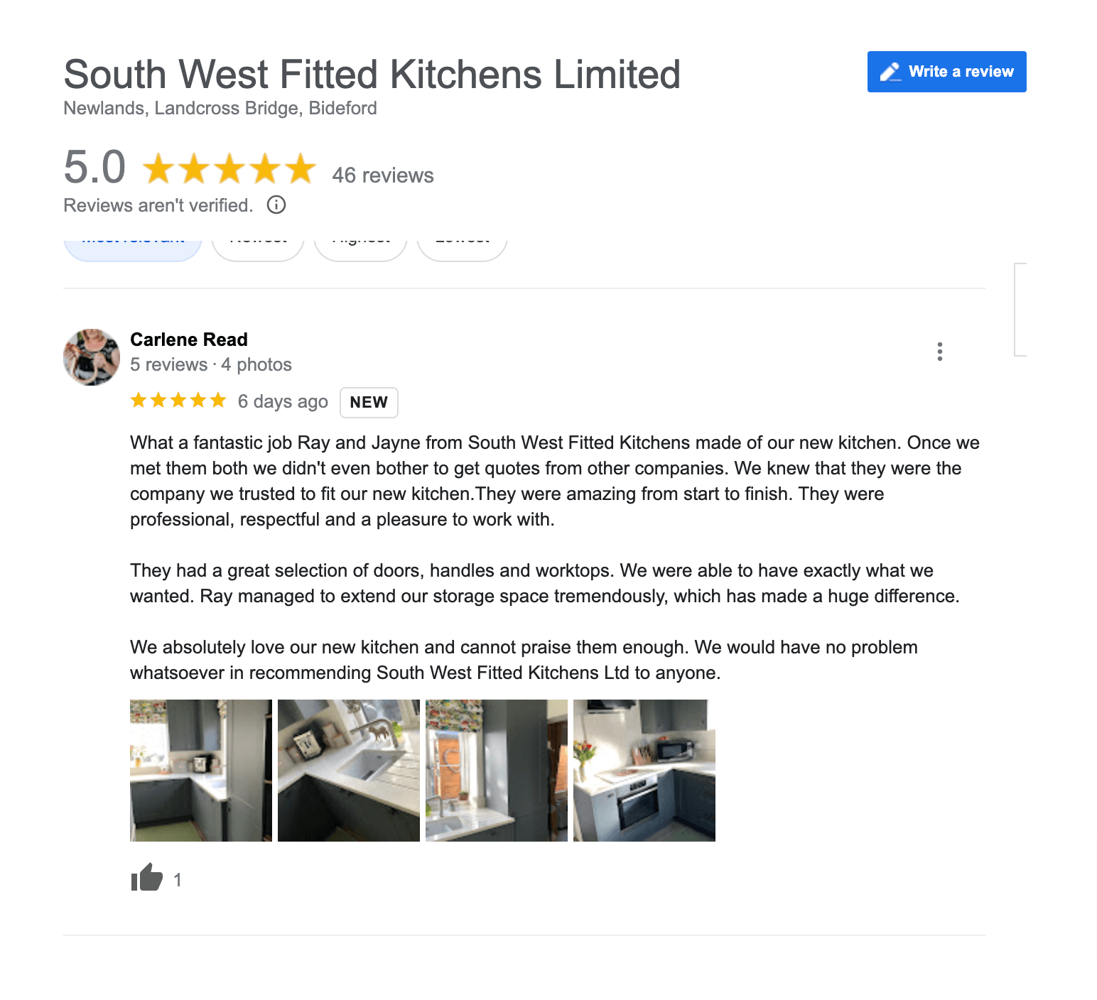 South West Fitted Kitchens Ltd 8 Read Review